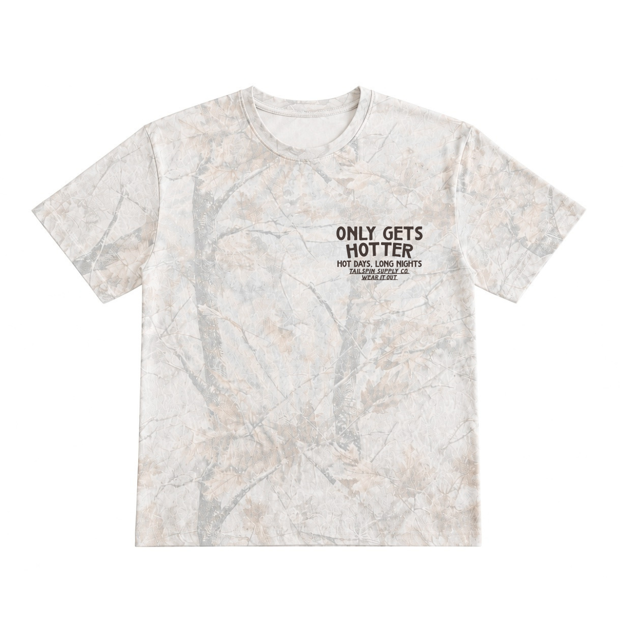Only Gets Hotter Camo T-Shirt