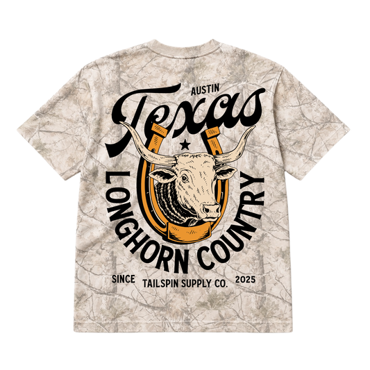 Longhorn Country Camo T-Shirt