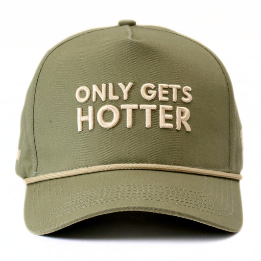 ONLY GETS HOTTER Rope Hat