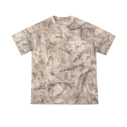 Only Gets Hotter Performance Camo T-Shirt