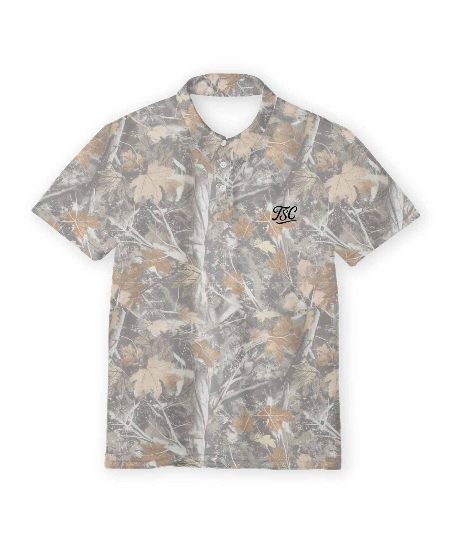 Washed Camo Performance Polo