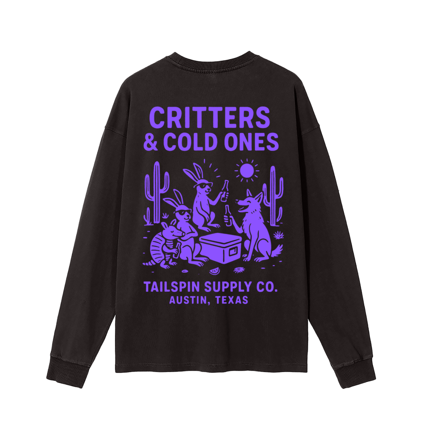 Critter And Cold Ones Long Sleeve T-Shirt