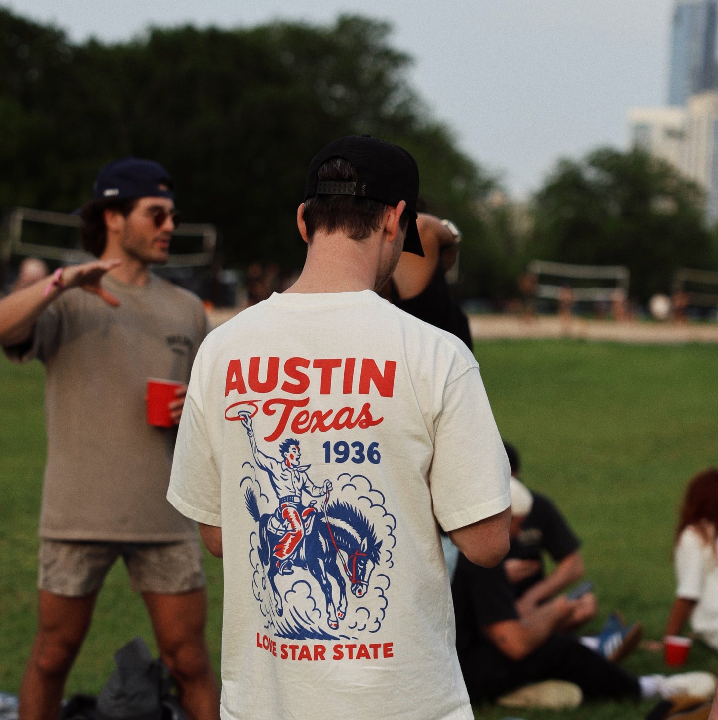 Austin Texas Bold Lone Rider T-Shirt 2.0
