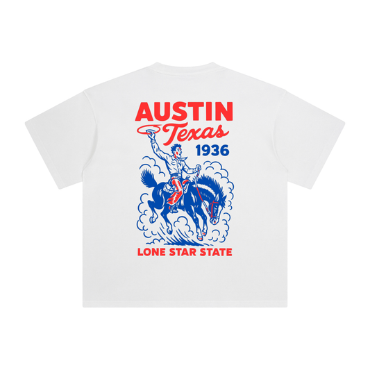 Austin Texas Bold Lone Rider T-Shirt 2.0