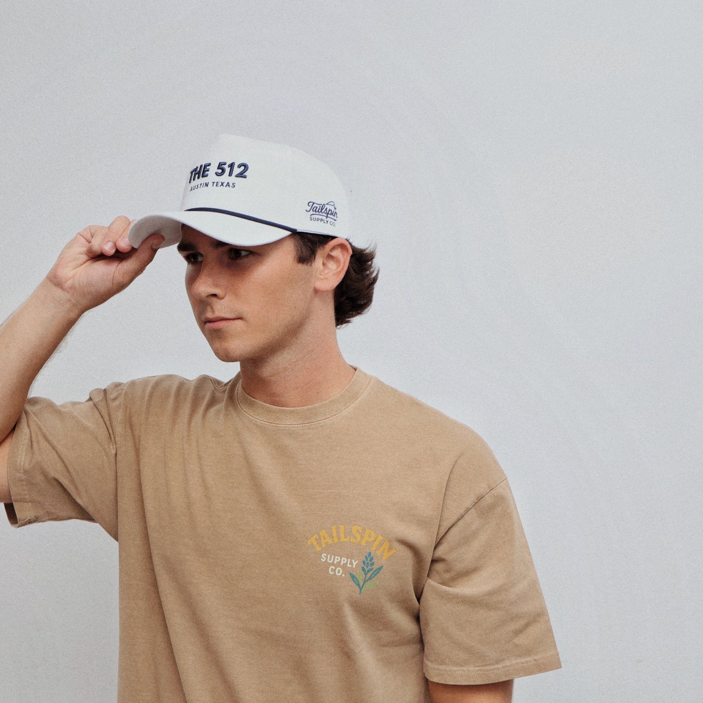 White "THE 512" Rope Hat