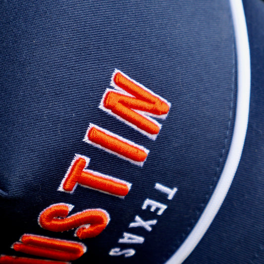 Navy Austin Texas Rope Hat