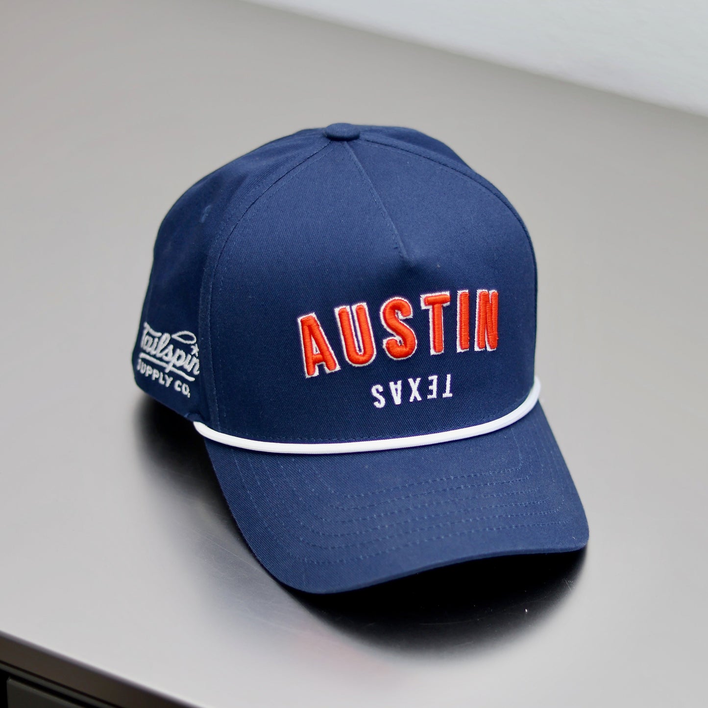 PREORDER - Navy Austin Texas Rope Hat