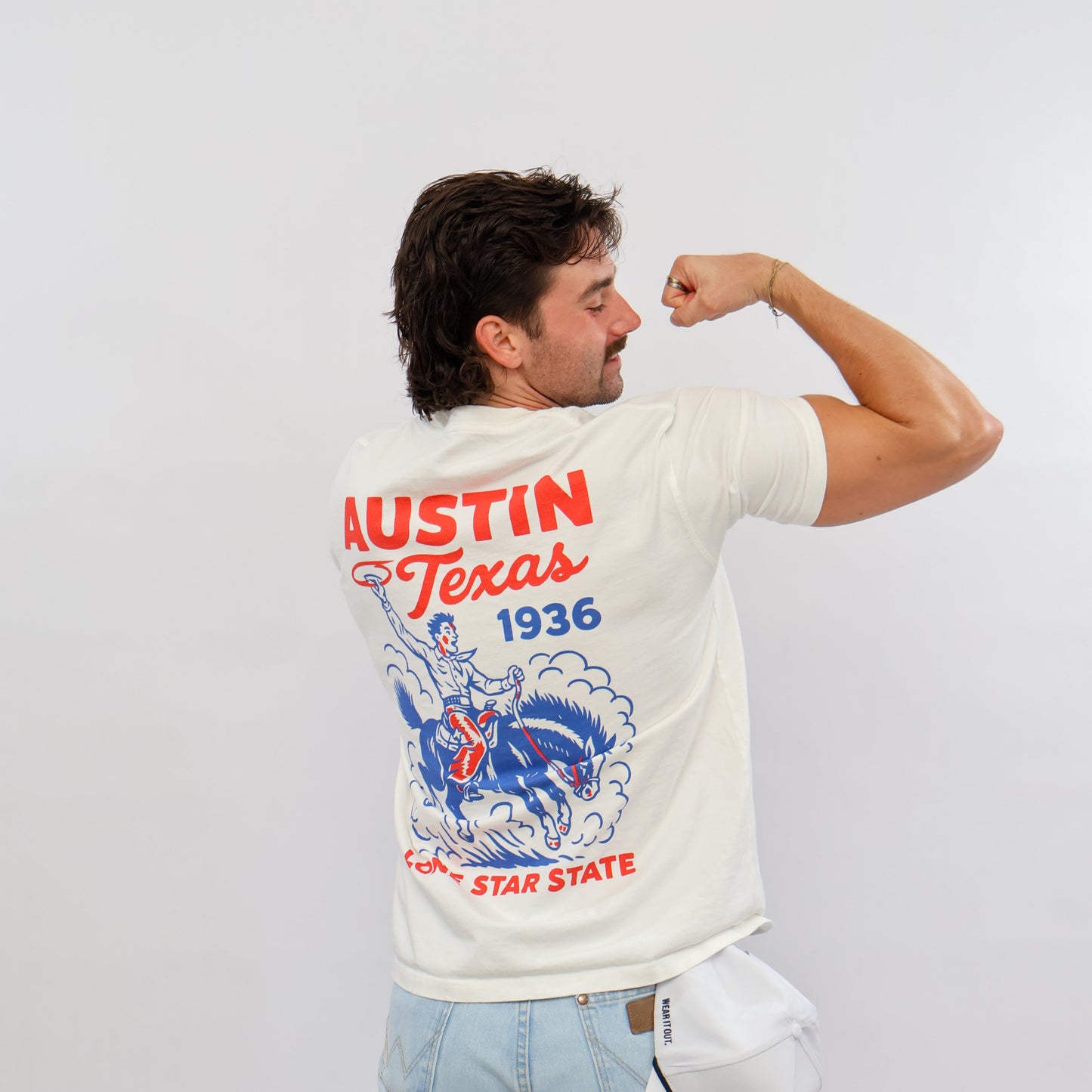 Austin Texas Bold Lone Rider T-Shirt 2.0