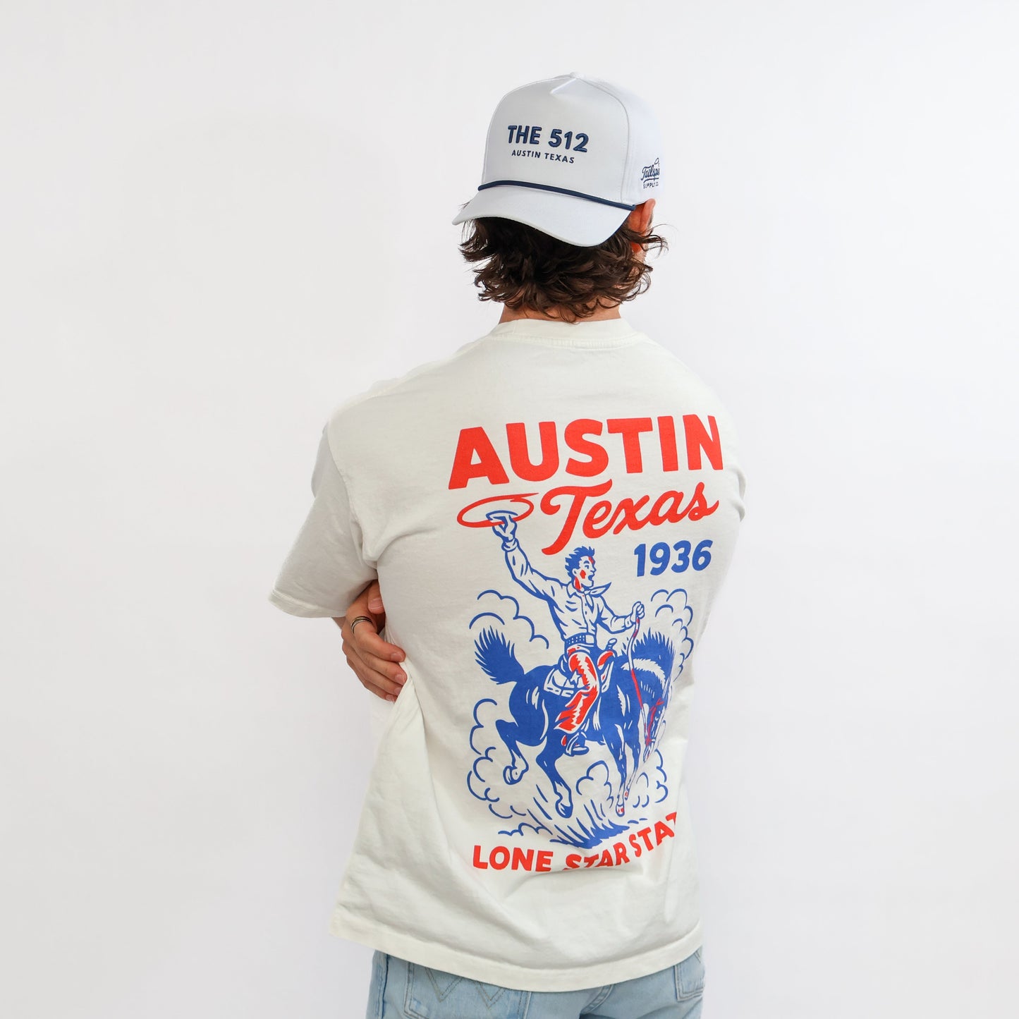 Austin Texas Bold Lone Rider T-Shirt 2.0