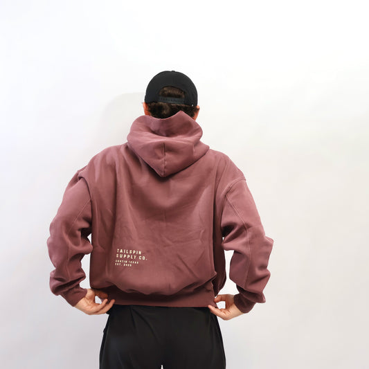 Reverse Austin Texas Frayed Washed Fleece Hoodie