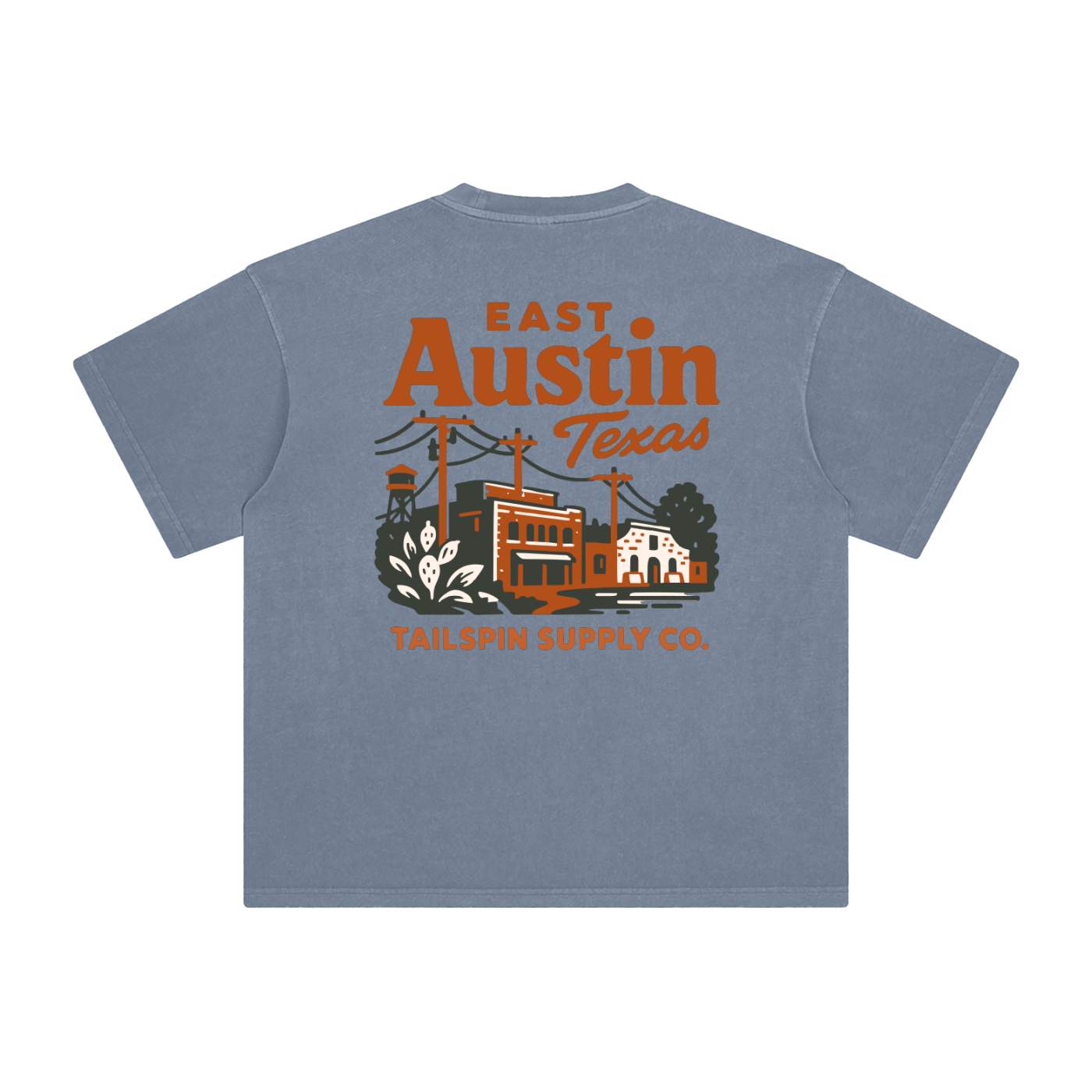 East ATX T-Shirt - Blue