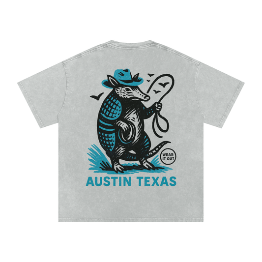Austin Texas Armadillo Bats T-Shirt