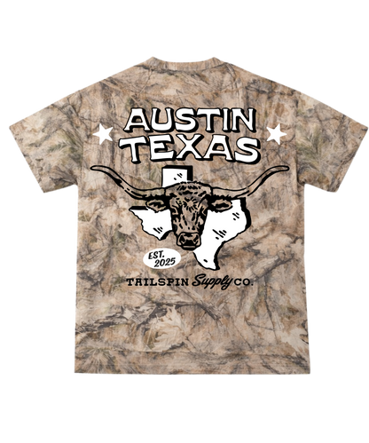 Austin Texas Longhorn Performance Camo T-Shirt