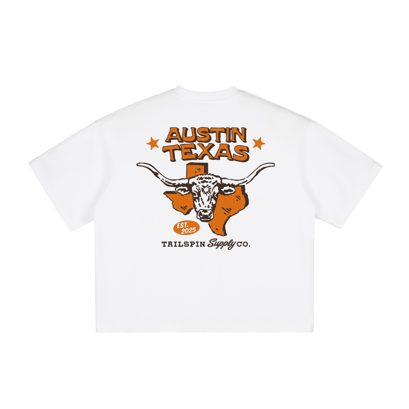 Austin Texas Longhorn Cropped T-Shirt