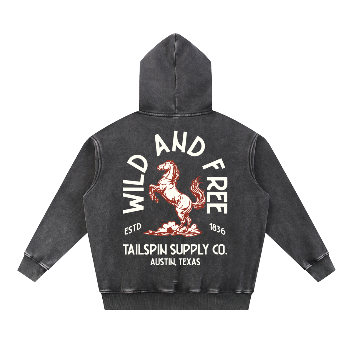 Wild and Free Bronco Hoodie