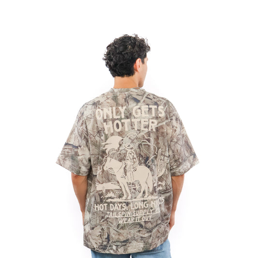 Only Gets Hotter Performance Camo T-Shirt