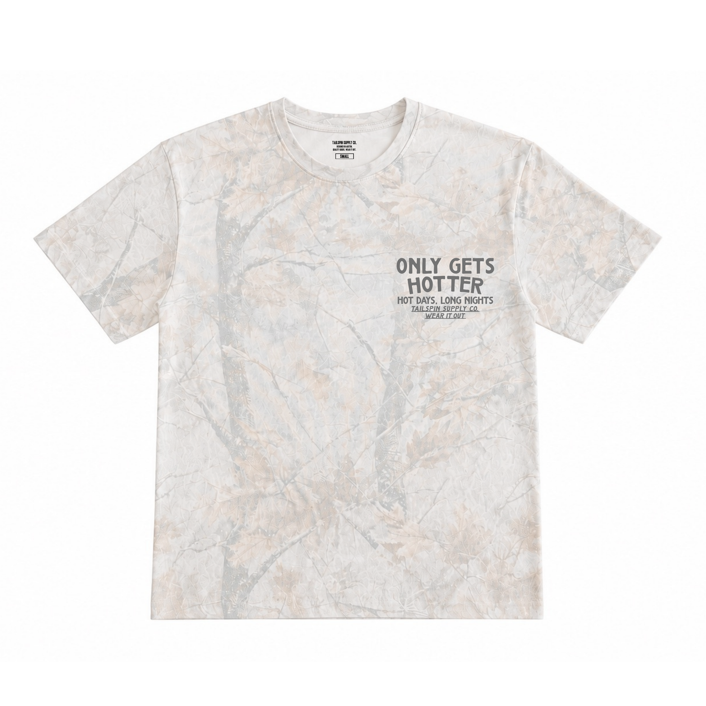Only Gets Hotter Camo T-Shirt