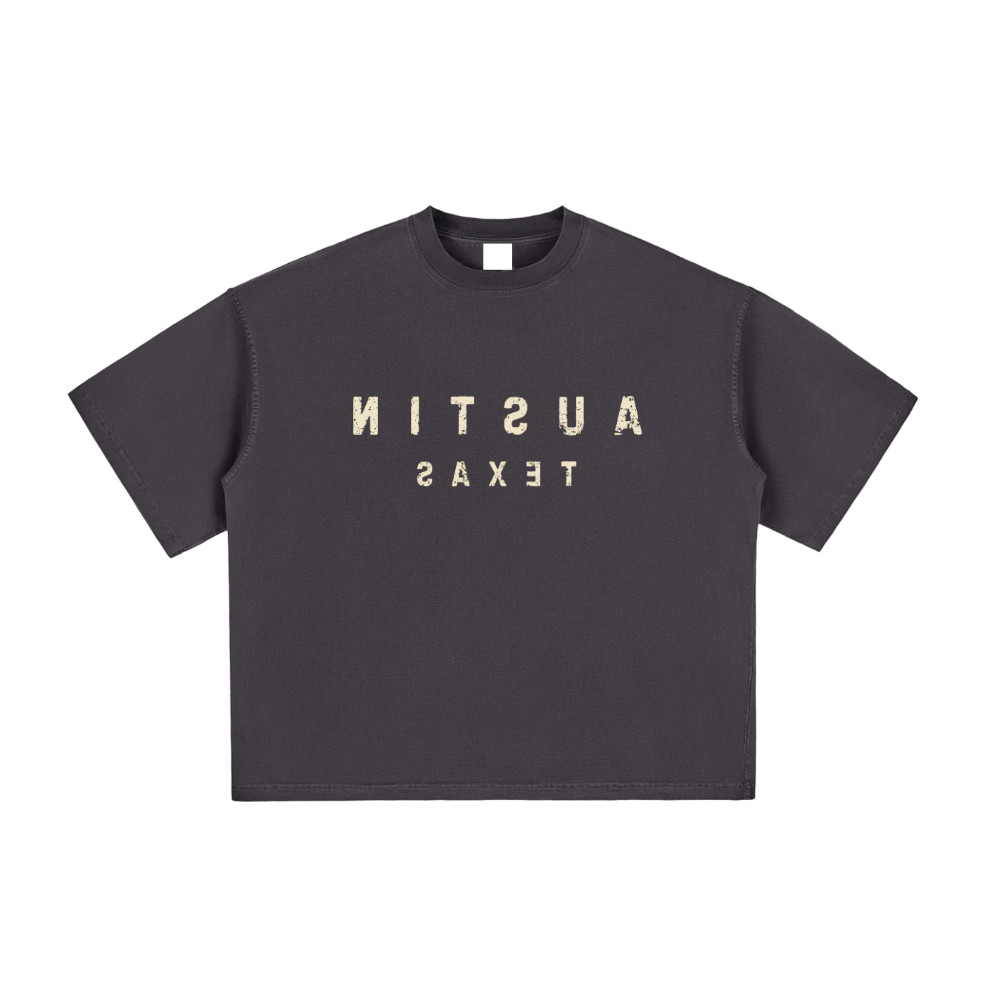 Austin Texas Reverse Cropped T-Shirt