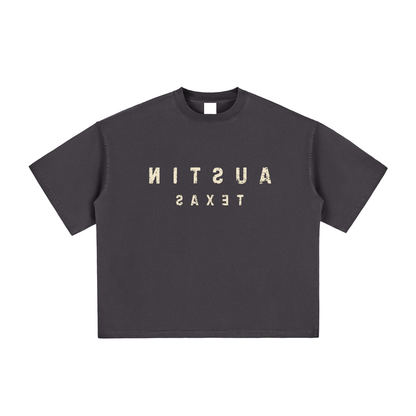 Austin Texas Reverse Cropped T-Shirt