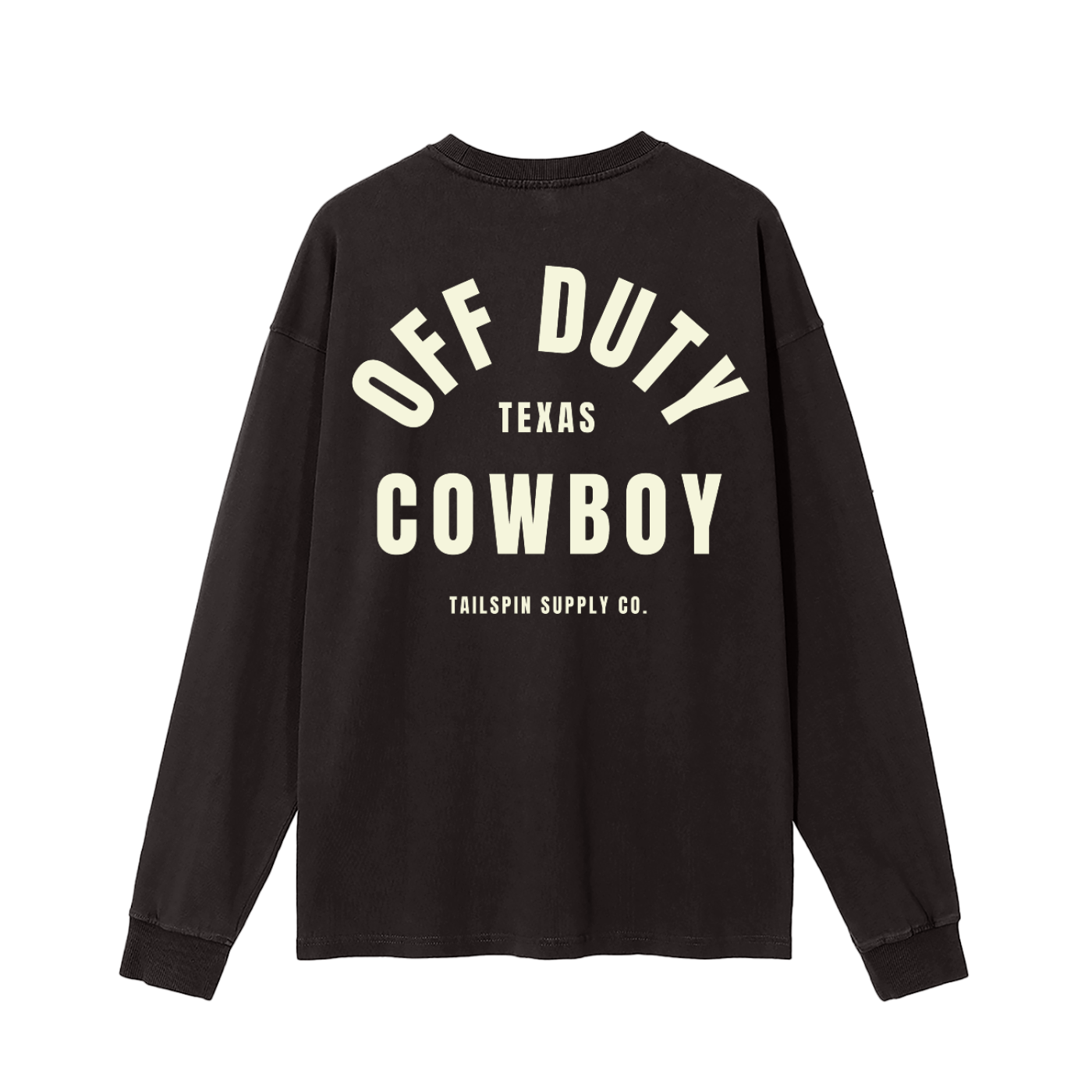 Off Duty Cowboy Long Sleeve T-Shirt