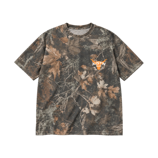 Dark Camo Lone Star Longhorn T-Shirt