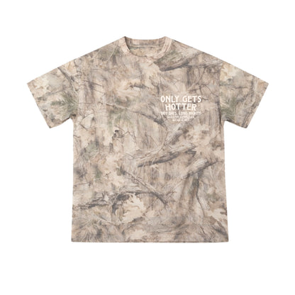 Only Gets Hotter Performance Camo T-Shirt