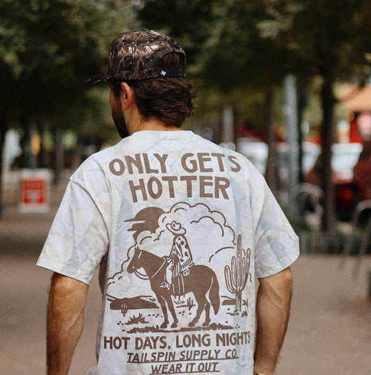 Only Gets Hotter Camo T-Shirt