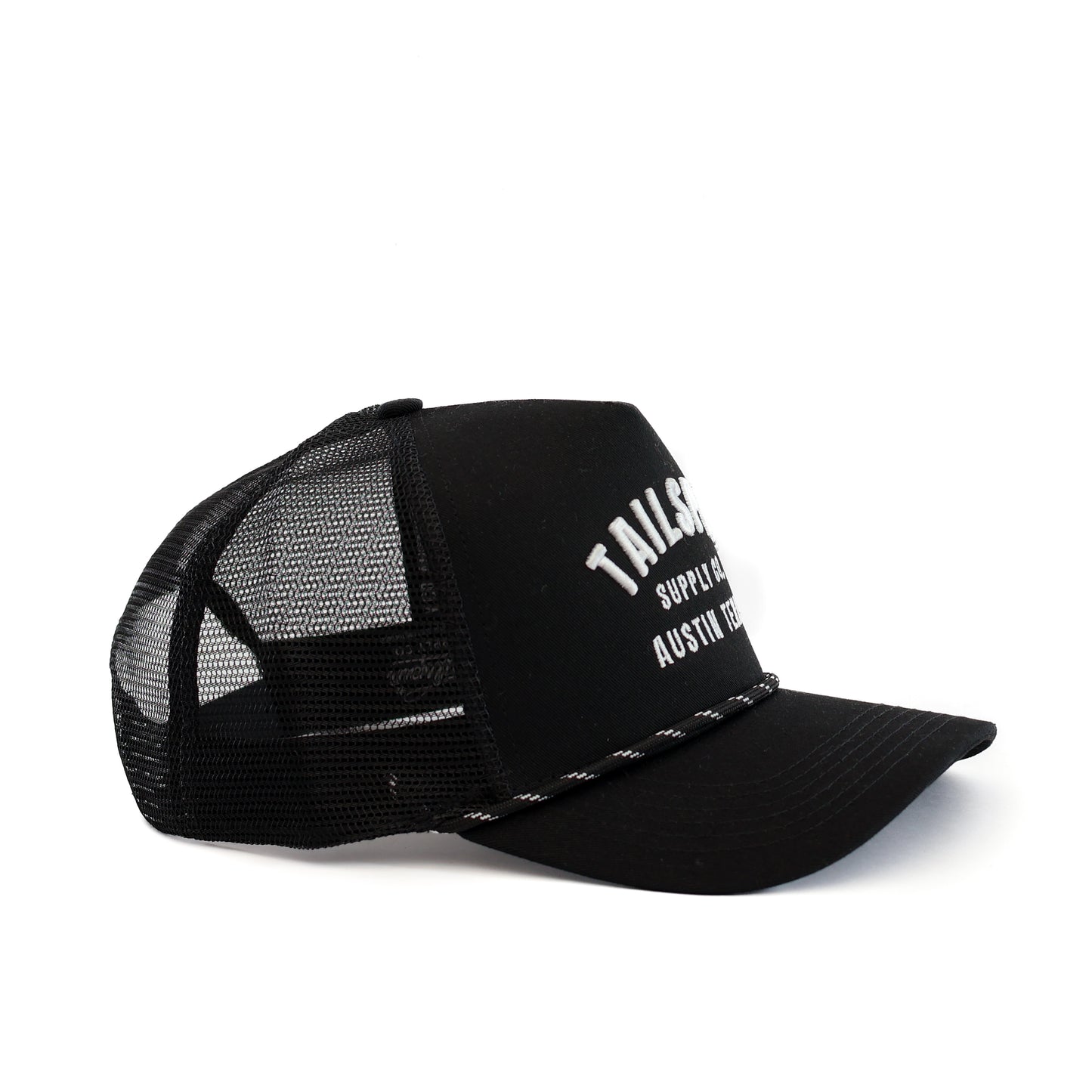 Black Mesh Tailspin Supply Co. Logo Hat