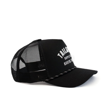 Black Mesh Tailspin Supply Co. Logo Hat