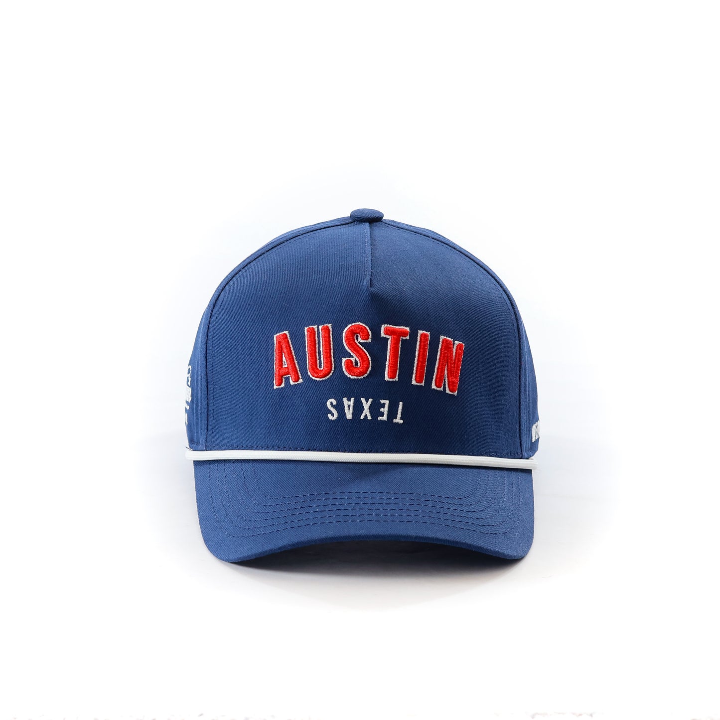 Navy Austin Texas Rope Hat