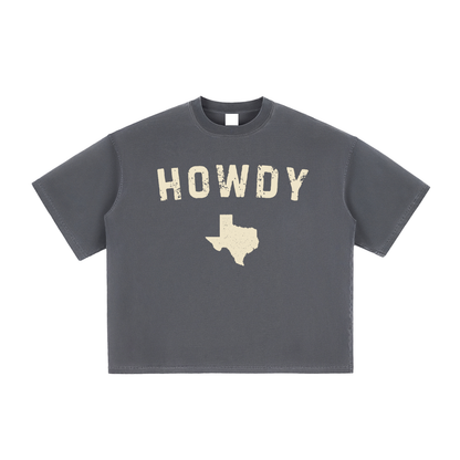 Howdy Texas Cropped T-Shirt
