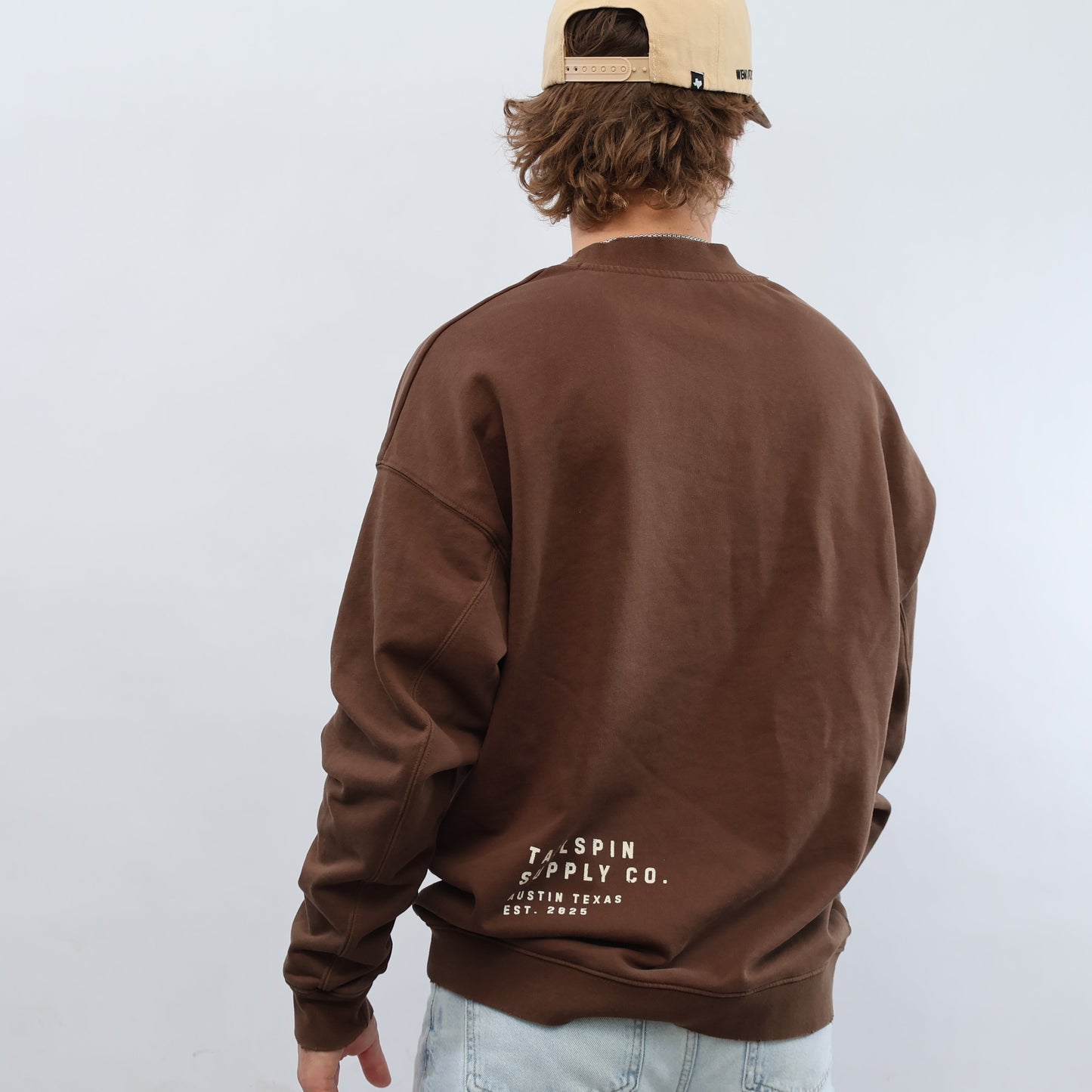 Austin Texas Reverse Crewneck Sweatshirt