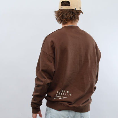 Austin Texas Reverse Crewneck Sweatshirt