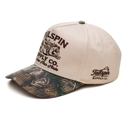 Tailspin Rodeo Camo Brim Hat