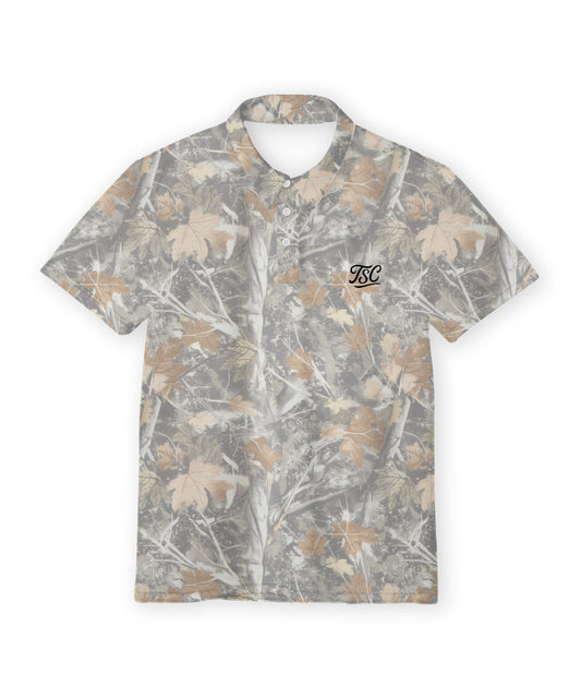 Washed Camo Performance Polo