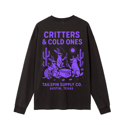 Critter And Cold Ones Long Sleeve T-Shirt