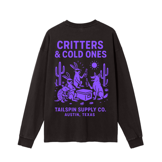 Critter And Cold Ones Long Sleeve T-Shirt