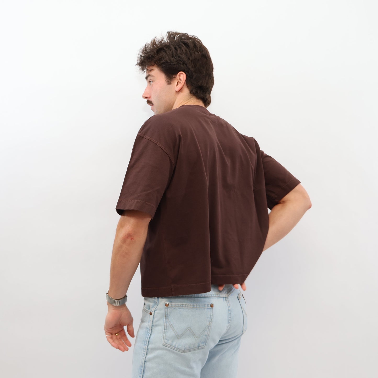 Ume Purple Austin Texas Reverse Cropped T-Shirt