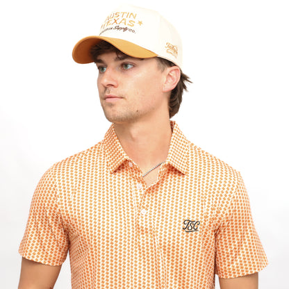 Little Texas Performance Polo (Orange)