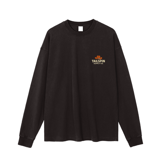 Rideshare Cowboy Long Sleeve T-Shirt