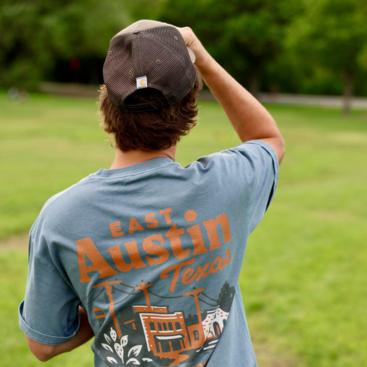 East ATX Tee - Blue