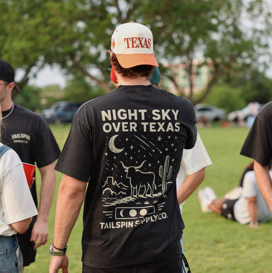 Night Sky Over Texas T-Shirt
