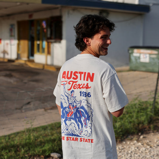 Austin Texas Bold Lone Rider T-Shirt