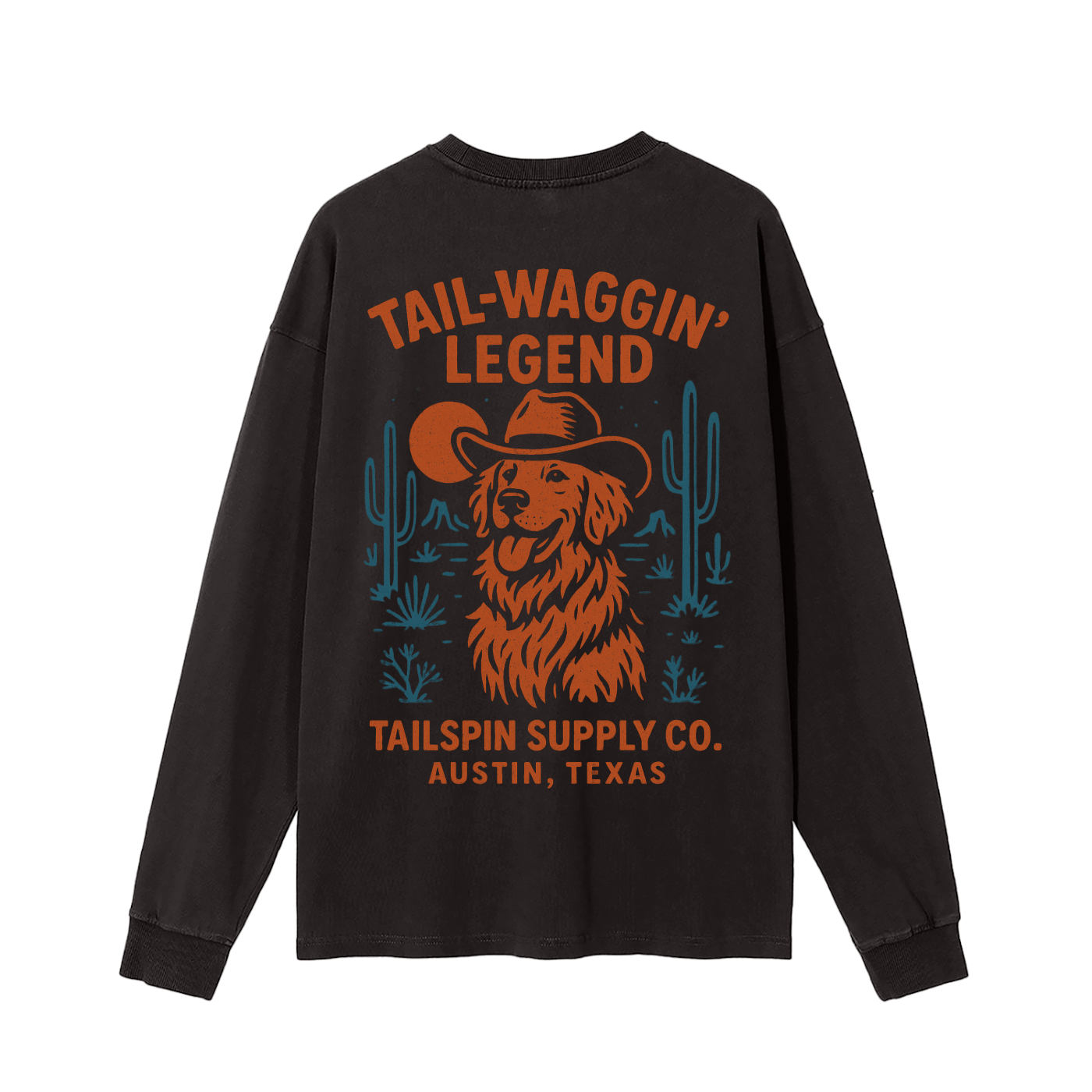 Tail Waggin' Legend Long Sleeve T-Shirt