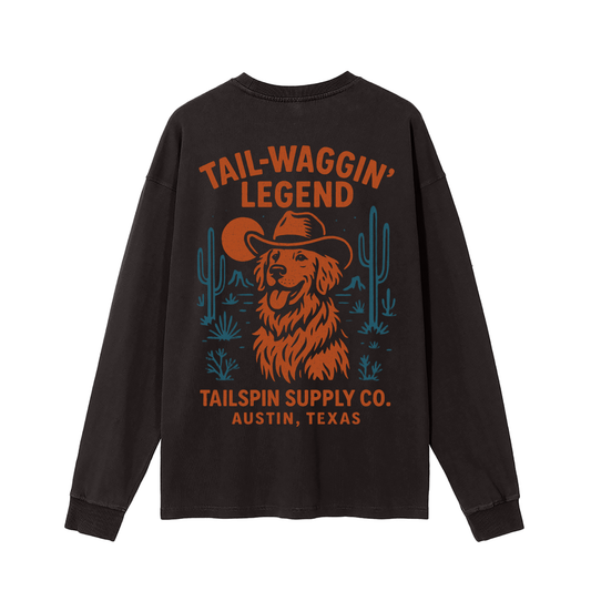 Tail Waggin' Legend Long Sleeve T-Shirt