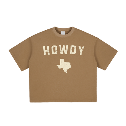 Howdy Texas Cropped T-Shirt