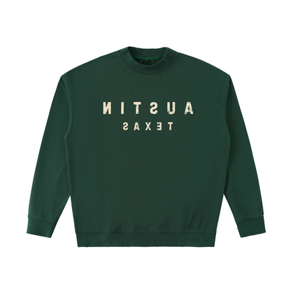 Austin Texas Reverse Crewneck Sweatshirt