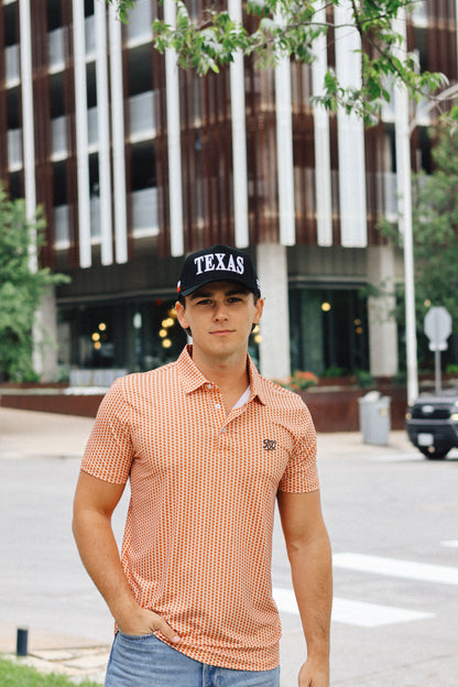 Little Texas Performance Polo (Orange)