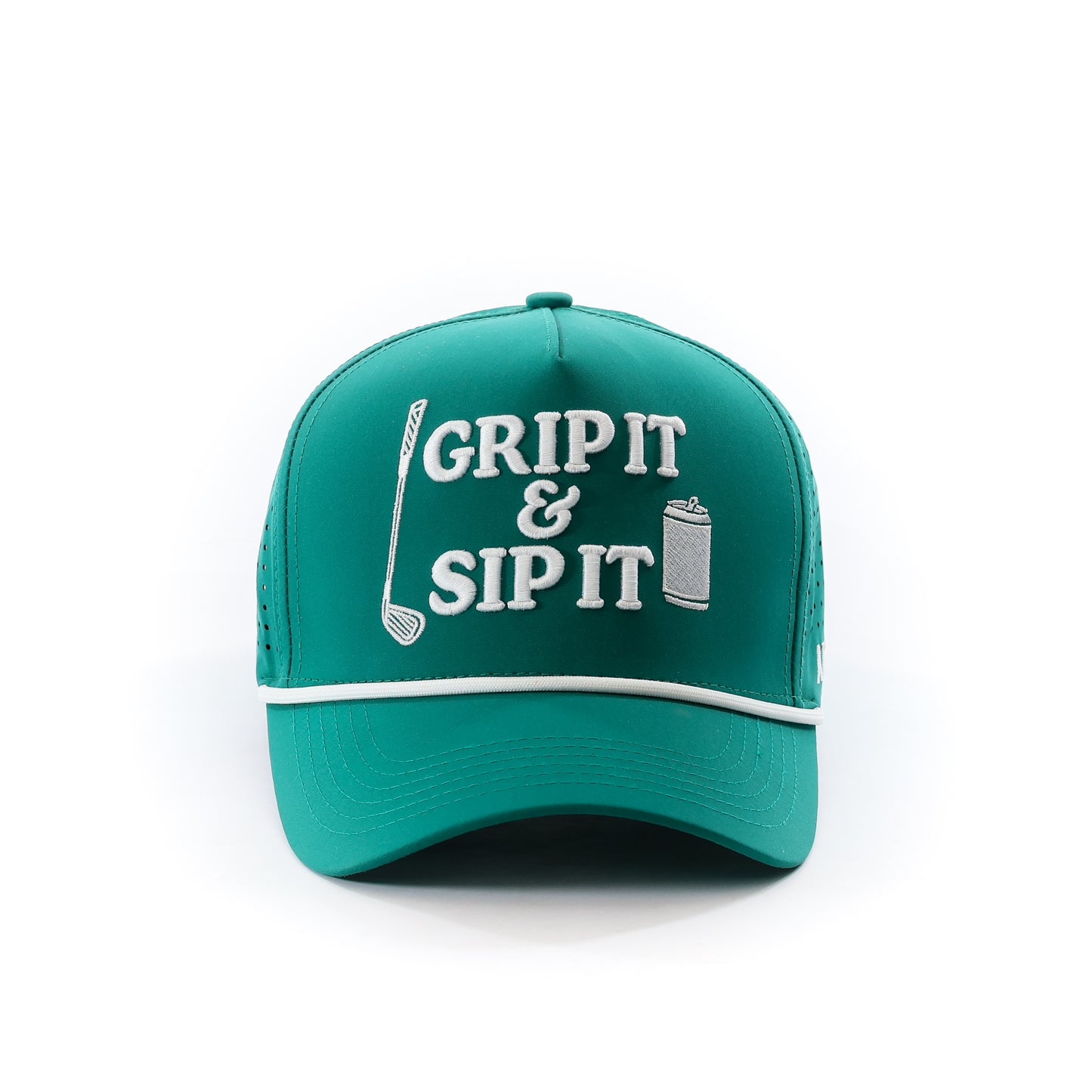 Grip It & Sip It Performance Golf Hat