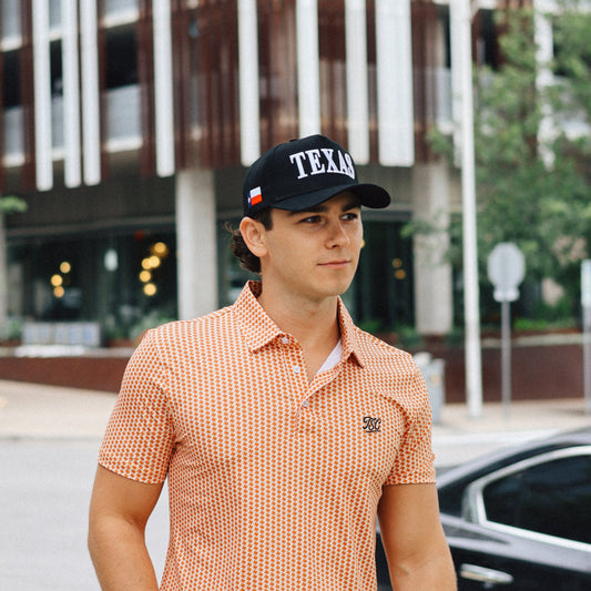 Little Texas Performance Polo (Orange)